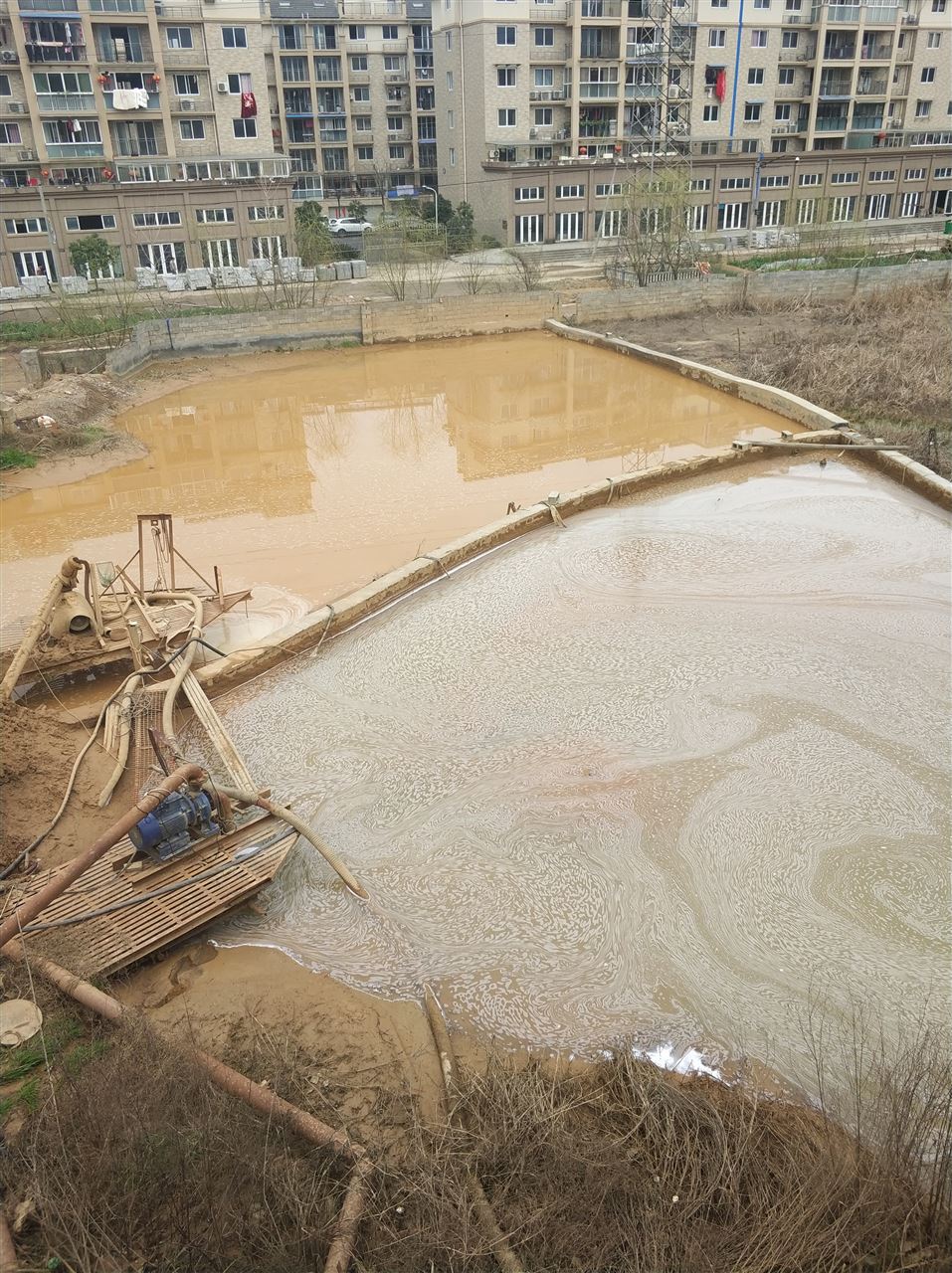 玉泉沉淀池淤泥清理-厂区废水池淤泥清淤